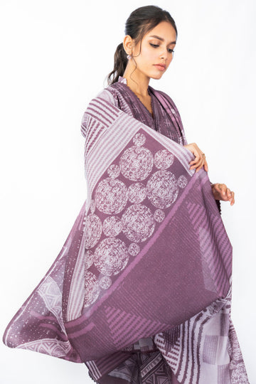 Alkaram FW-18-22-Purple Winter Collection 2022 Online Shopping